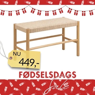 Alvin Bænk 80 x 35 x 45 cm.